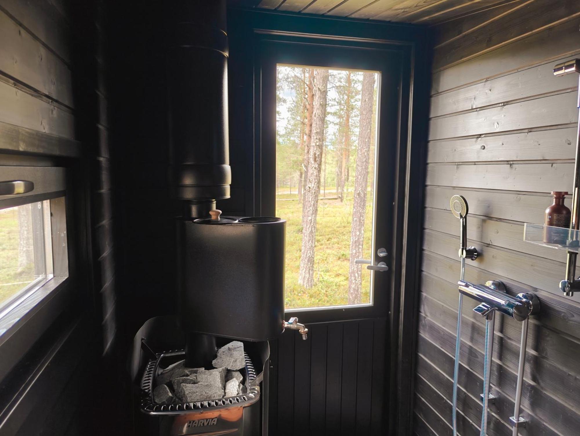 Lapland Riverside, Landscape Cabin, Kuukkeli 6, Yllaes, Tiny Home With Sauna, Fireplace, Terrace, Bbq, Wifi, Ski, Fishing, Pets Ok Äkäslompolo Extérieur photo